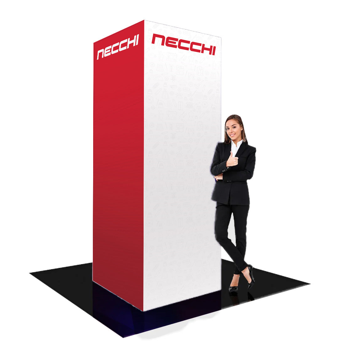 NECCHI Fabric Tradeshow Tower Display