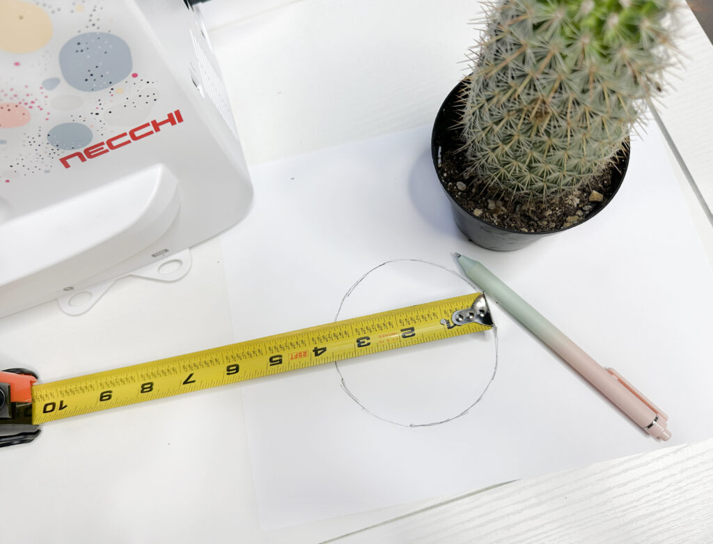 Measure Plant Traced Circle